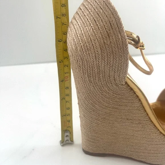 NEW AUTHENTIC GUCCI SWAROVSKI WEDGES - Picture 14 of 17